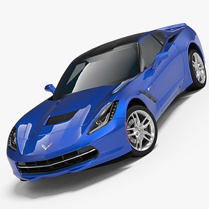 chevrolet corvette stingray c7 3d model