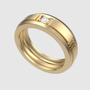 Dazzling Tasteful Multi-Band Ring JDBCo