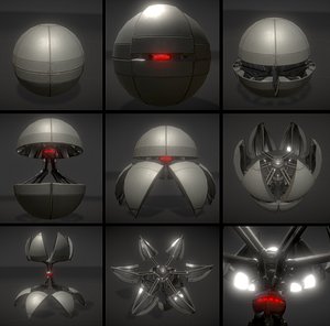 Sphere Bot with Animations