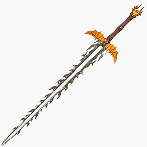 3D model Dragon Sword
