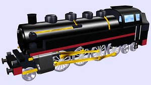steam locomotive 86 1056 3D
