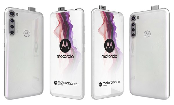 Motorola One Fusion Moonlight White 3D model