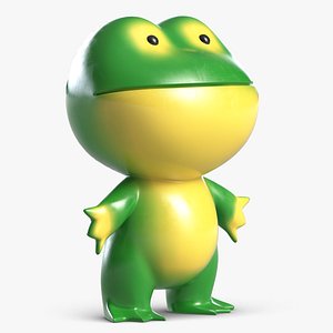 toy frog 3D model