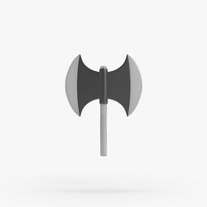 Original Toon Axe 3D model