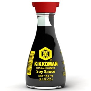 kikkoman soja 3d model