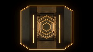 Photo booth infinity neon 3D
