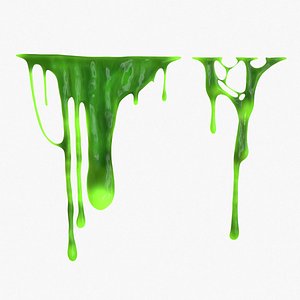 Green Slime v4 3D model