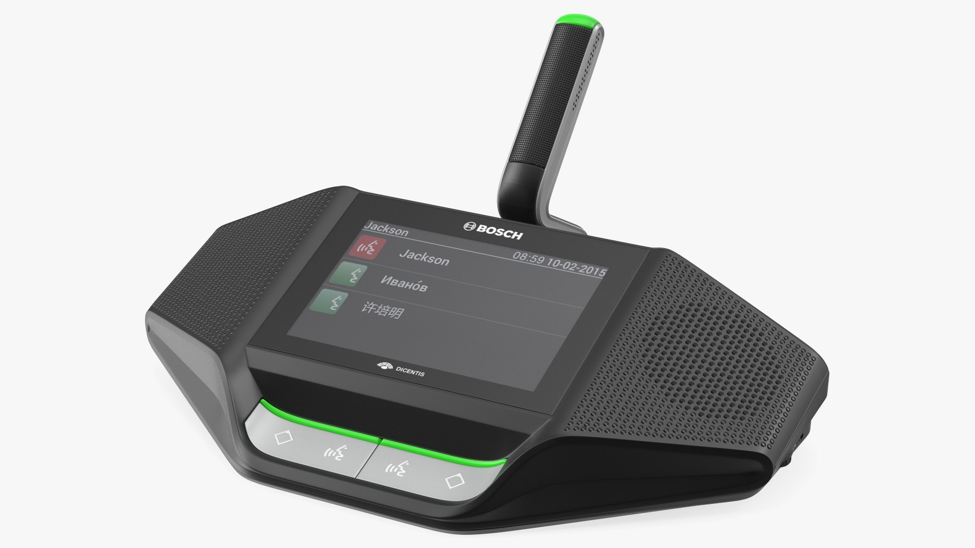Bosch Dicentis Wireless Discussion Device with Touchscreen 3D model preview