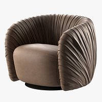 Laura Meroni Drape bd76 Armchair