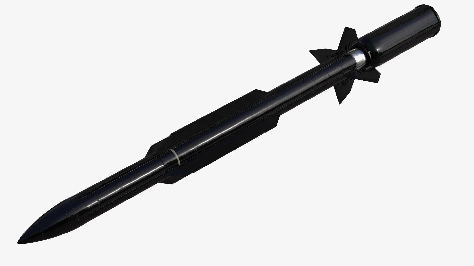 Anti Aircraft Missile 3D model preview