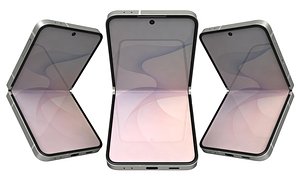 Samsung Galaxy Z Flip8 Cream 3D model