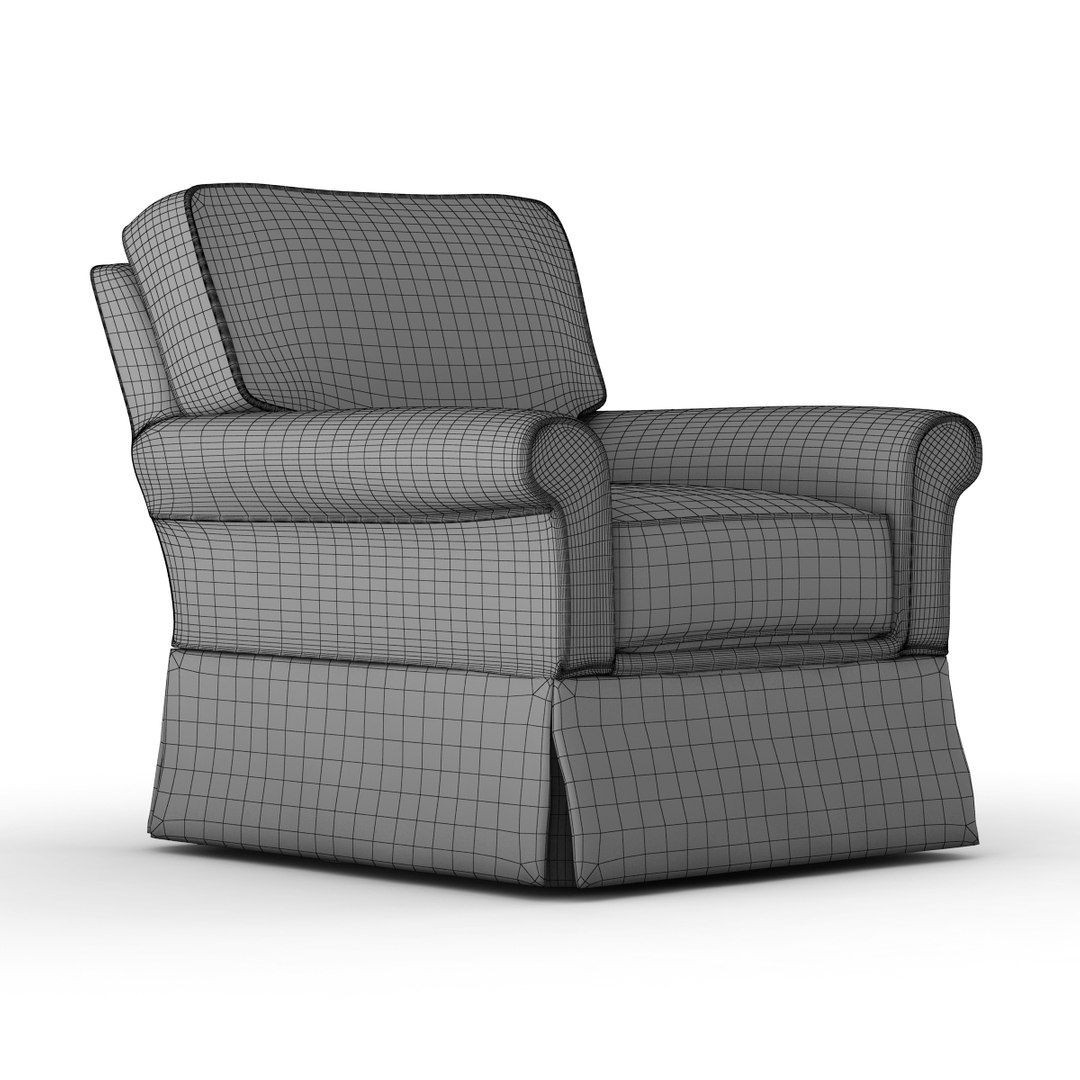 Crate Barrel Bayside 3d Model