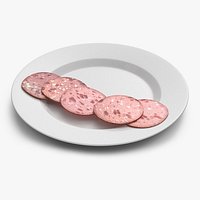 Veal Sausage on Plate