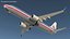 Boeing 737-900 d'American Airlines avec cabine et portes, modélisé pour Maya