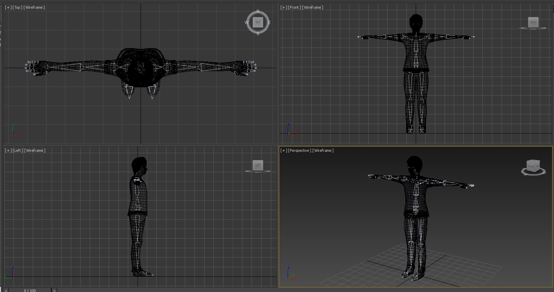 3ds Rigged Polygons