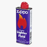 Used Zippo Lighter Fluid 125ml - 1996