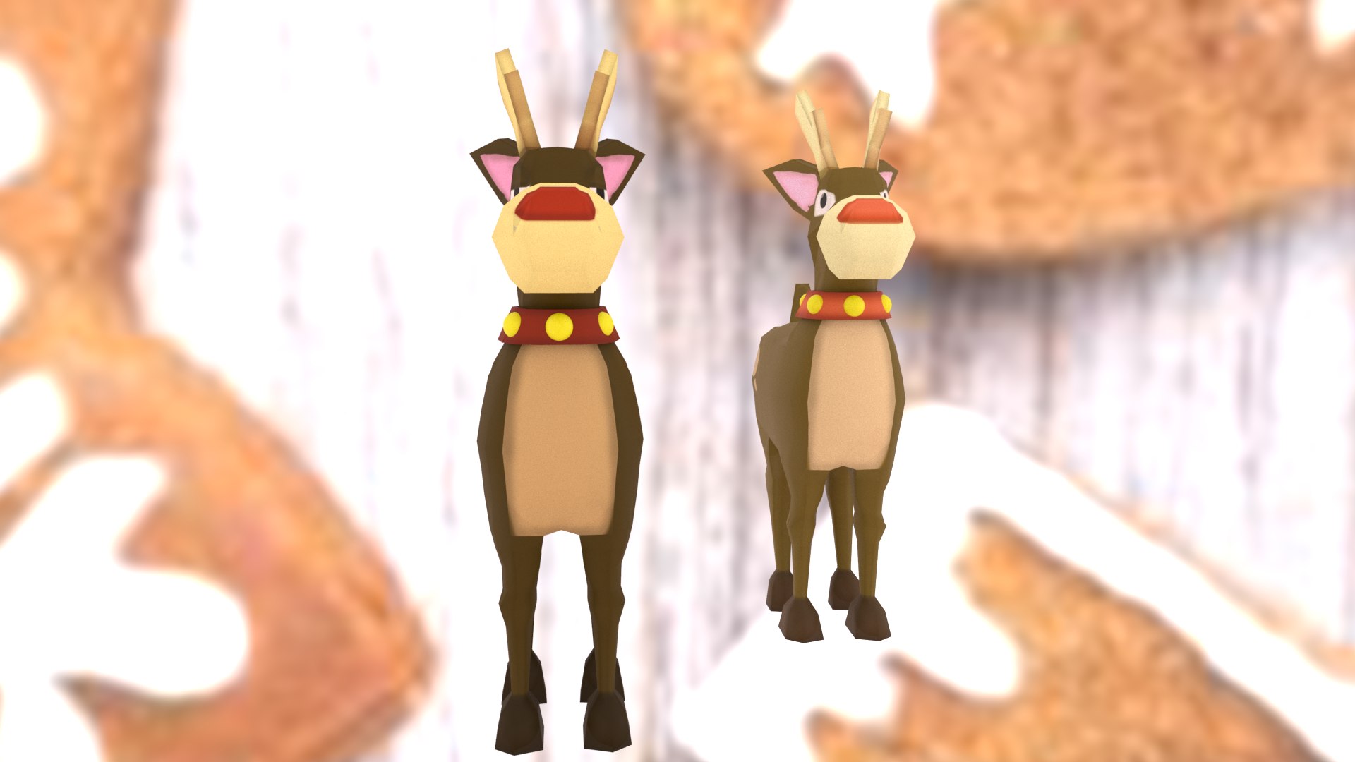 3D model rudolph pack - TurboSquid 1991341