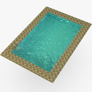 3d swimming pool model