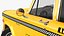Classic Checker Taxi Cab Rigged model