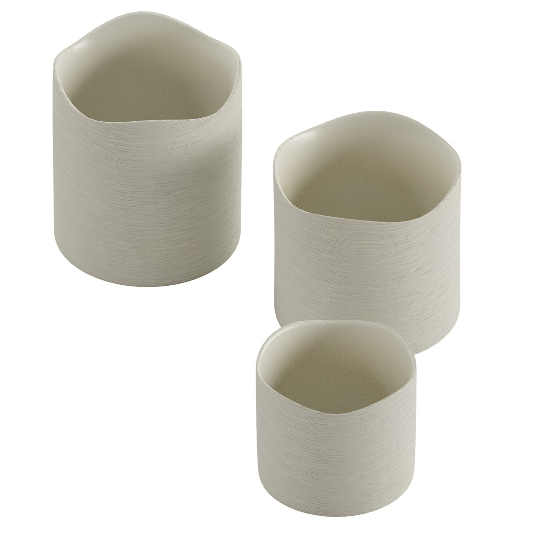 Off White Or Cream Vase 3D Model TurboSquid 2285807