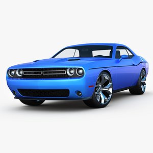 dodge challenger 2015 3d model