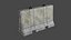 Cracked Concrete Barricade