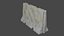 Cracked Concrete Barricade