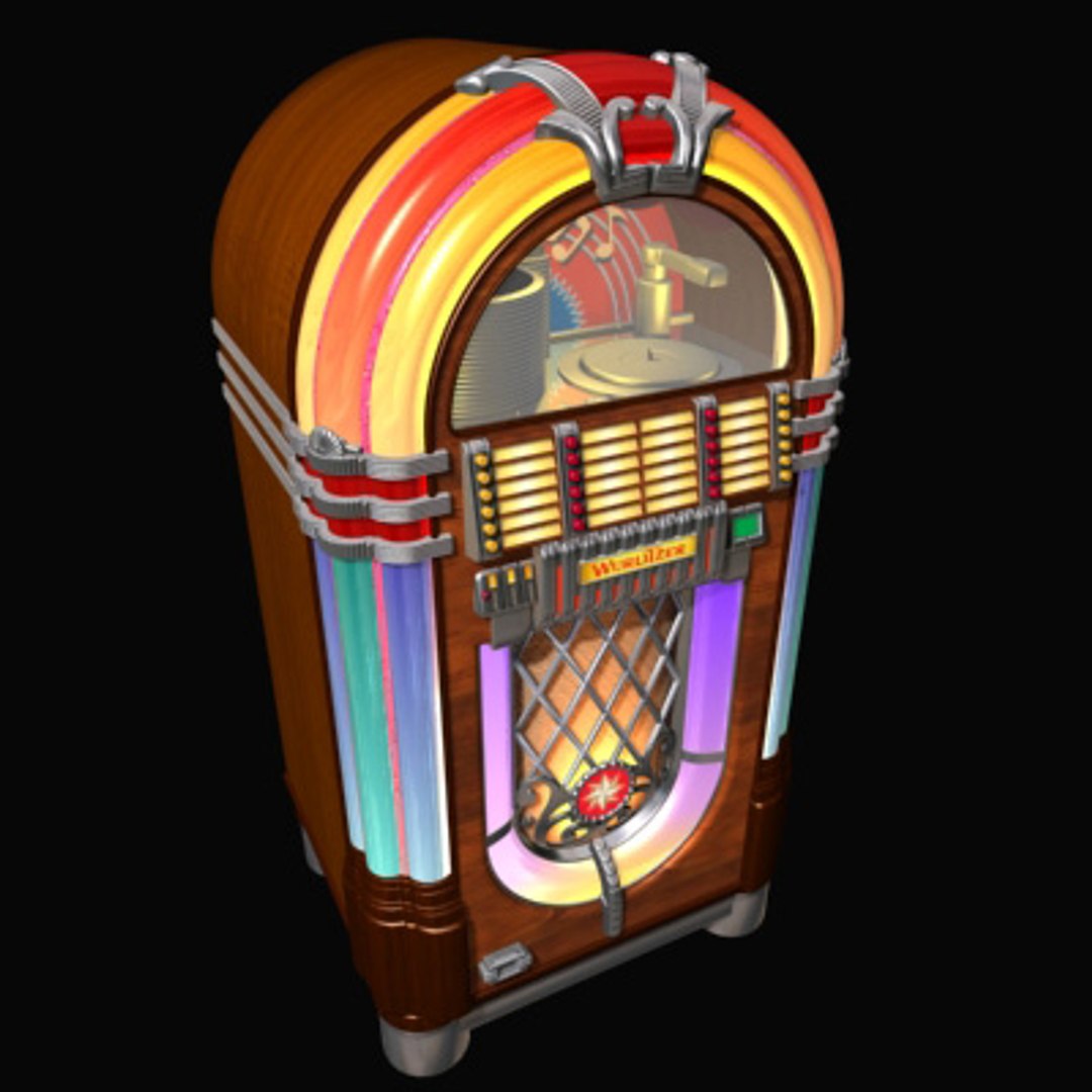 Wurlitzer Jukebox 3d Model