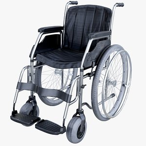 Wheel Chair Low Poly