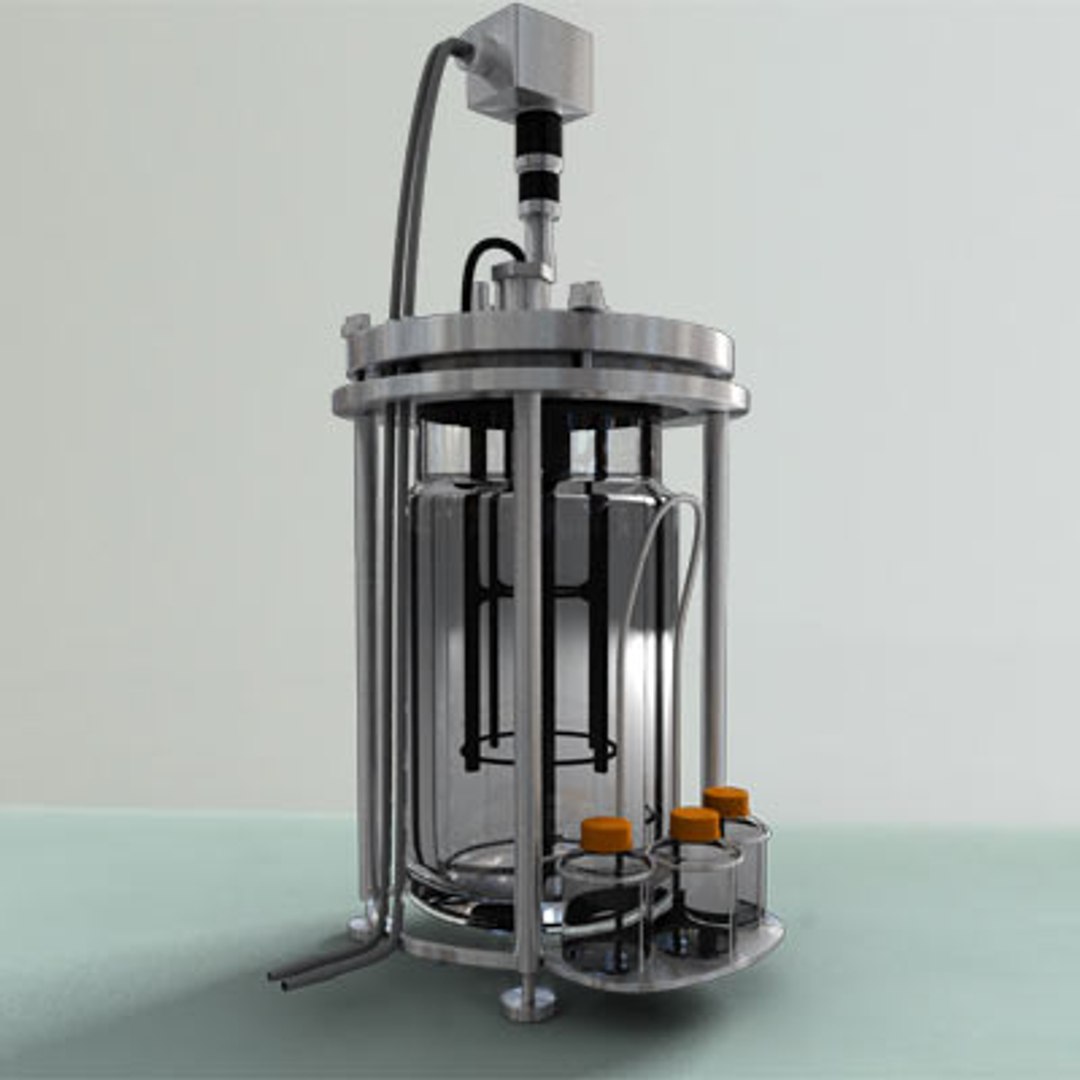 3d model of lab bioreactor laboratories