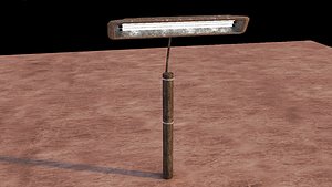pillar lamp 3D model