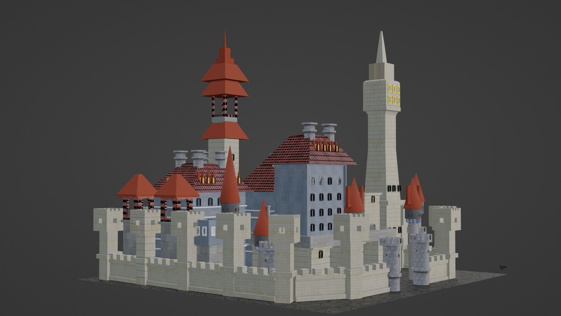 3D model castel - TurboSquid 1840188