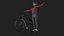 3D Woman Bike Rider model