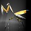 3d Praying Mantis Robot Model