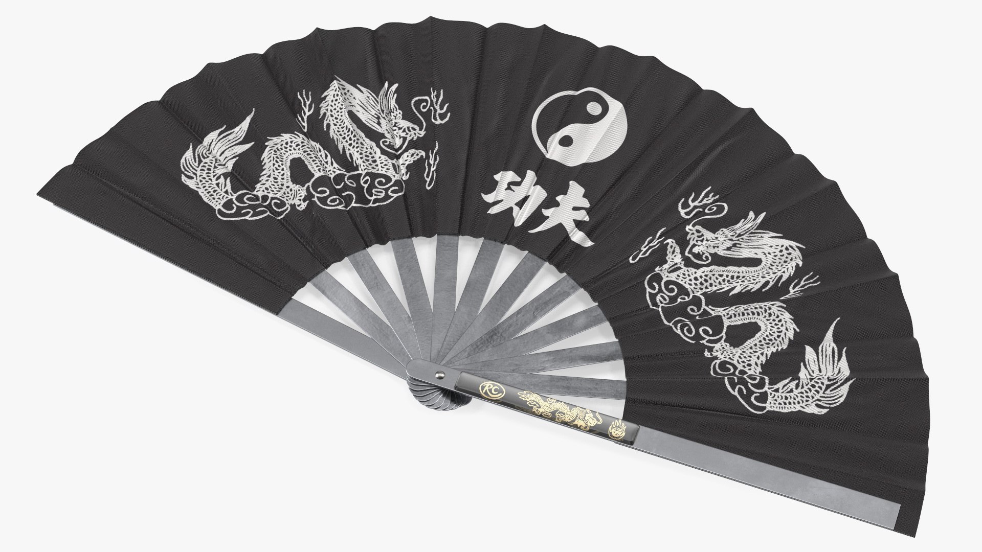 Kung Fu Fan 3D model preview