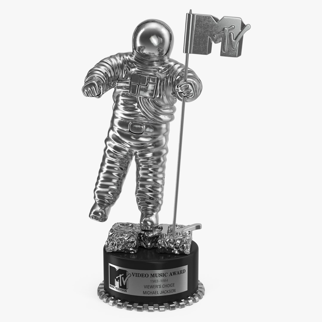 MTV Trophy 3D model preview