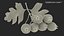 Hawthorn Berry Branch Fur 3D