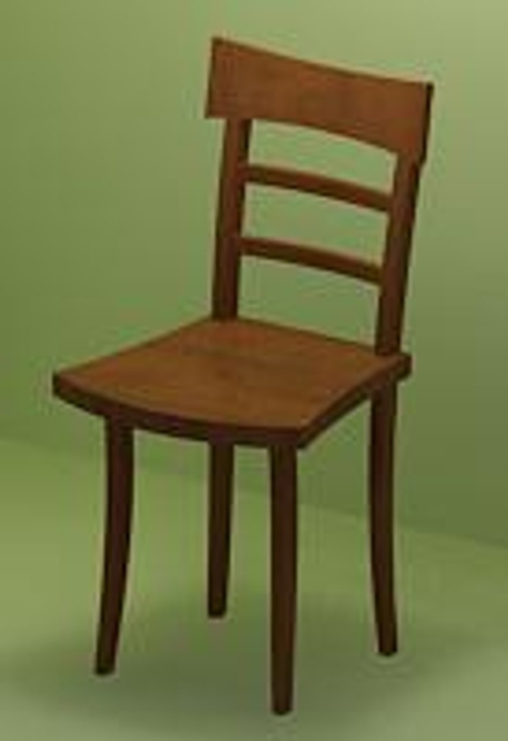 Simple Chair 3d Model