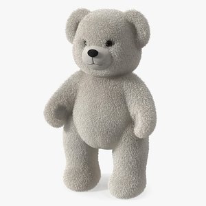Teddy Bear Light Color Rigged Fur