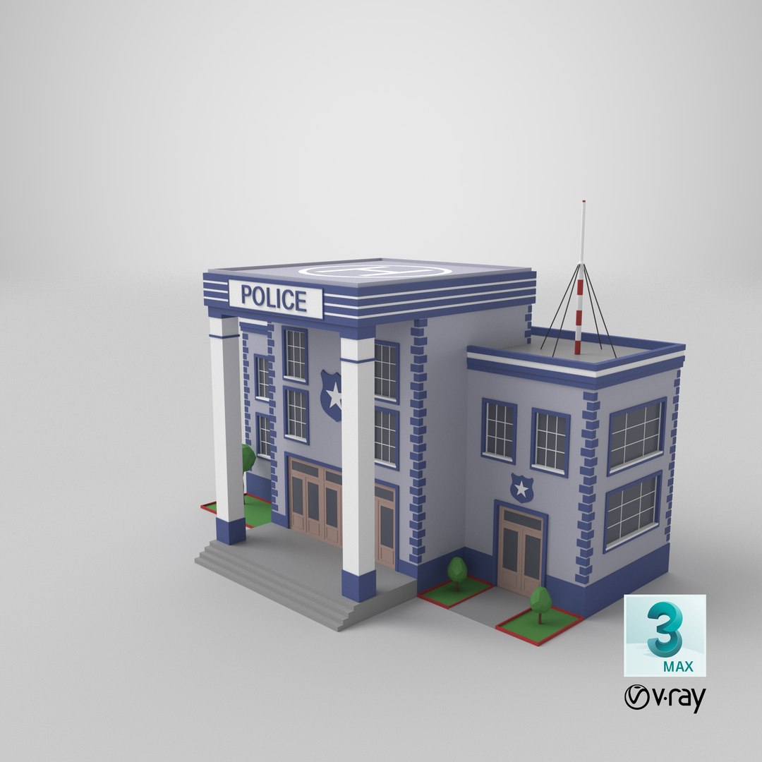 3D model Low Poly Cartoon Police Station https://p.turbosquid.com/ts-thumb/mh/sr6Ldt/Ro/stemcell_max_vray_render/png/1637047737/1920x1080/fit_q87/84b5d405255658482474548b8211be4ef8712049/stemcell_max_vray_render.jpg