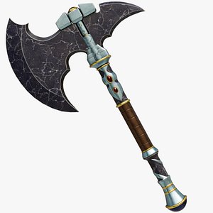 Battle Axe 08 All PBR Unity UE Textures