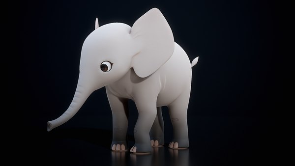 Cute Elephant Cartoon Character 3D model - TurboSquid 2031940 Cute Elephant Cartoon Character 3D model - TurboSquid 2031940