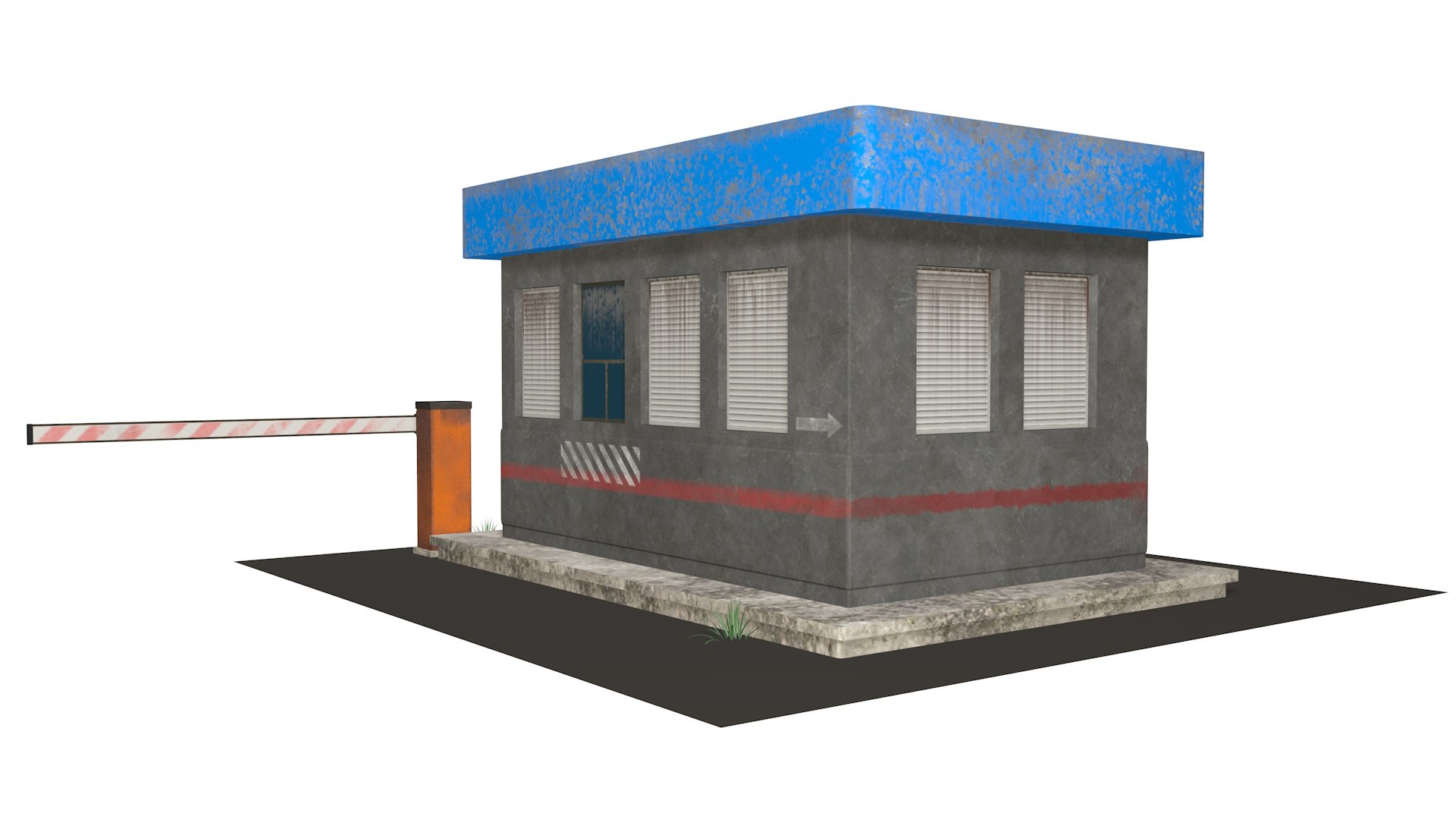 3D Model Security Booth - TurboSquid 1697888
