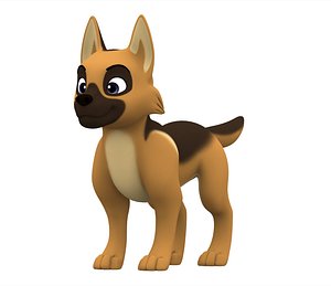 german shepherd puppy model