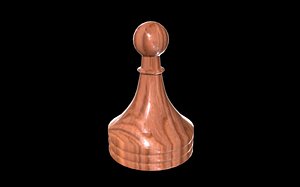 Chess piece pawn 3D model