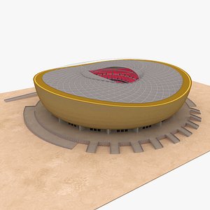 3D model Lusail Iconic Stadium Qatar 3D Model