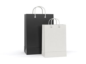 3D paper shopping bags