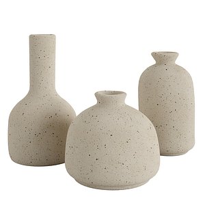 Handcrafted Nordic style vase 3D