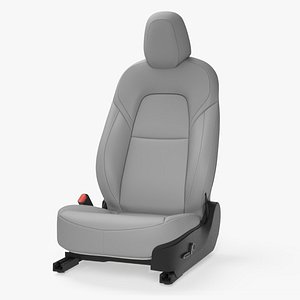 Car Front Left Seat Gray Leather
