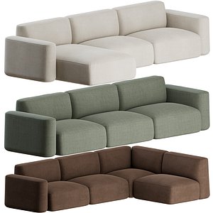 3D Patch Modular Sofa by Massproductions